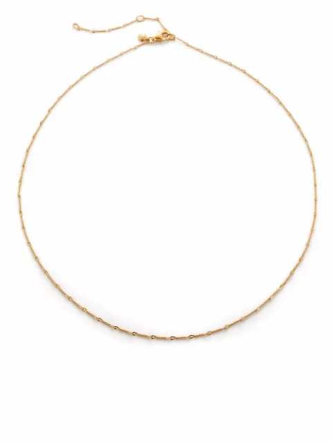 Monica Vinader gargantilla Fine Twist