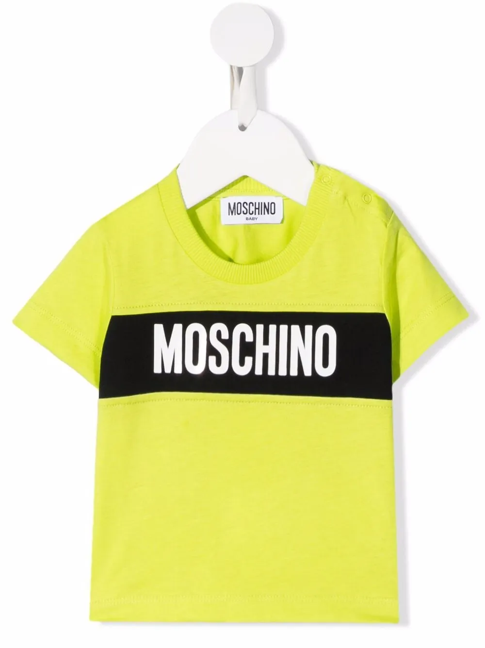 

Moschino Kids playera con logo estampado - Verde