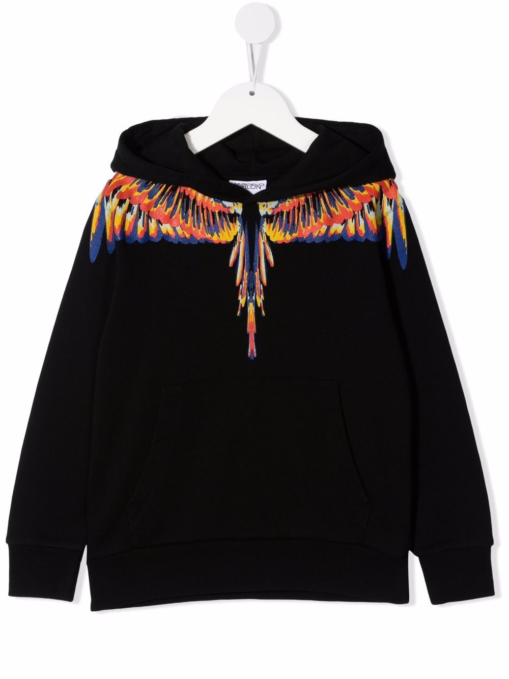 фото Marcelo burlon county of milan kids худи на молнии с принтом wings