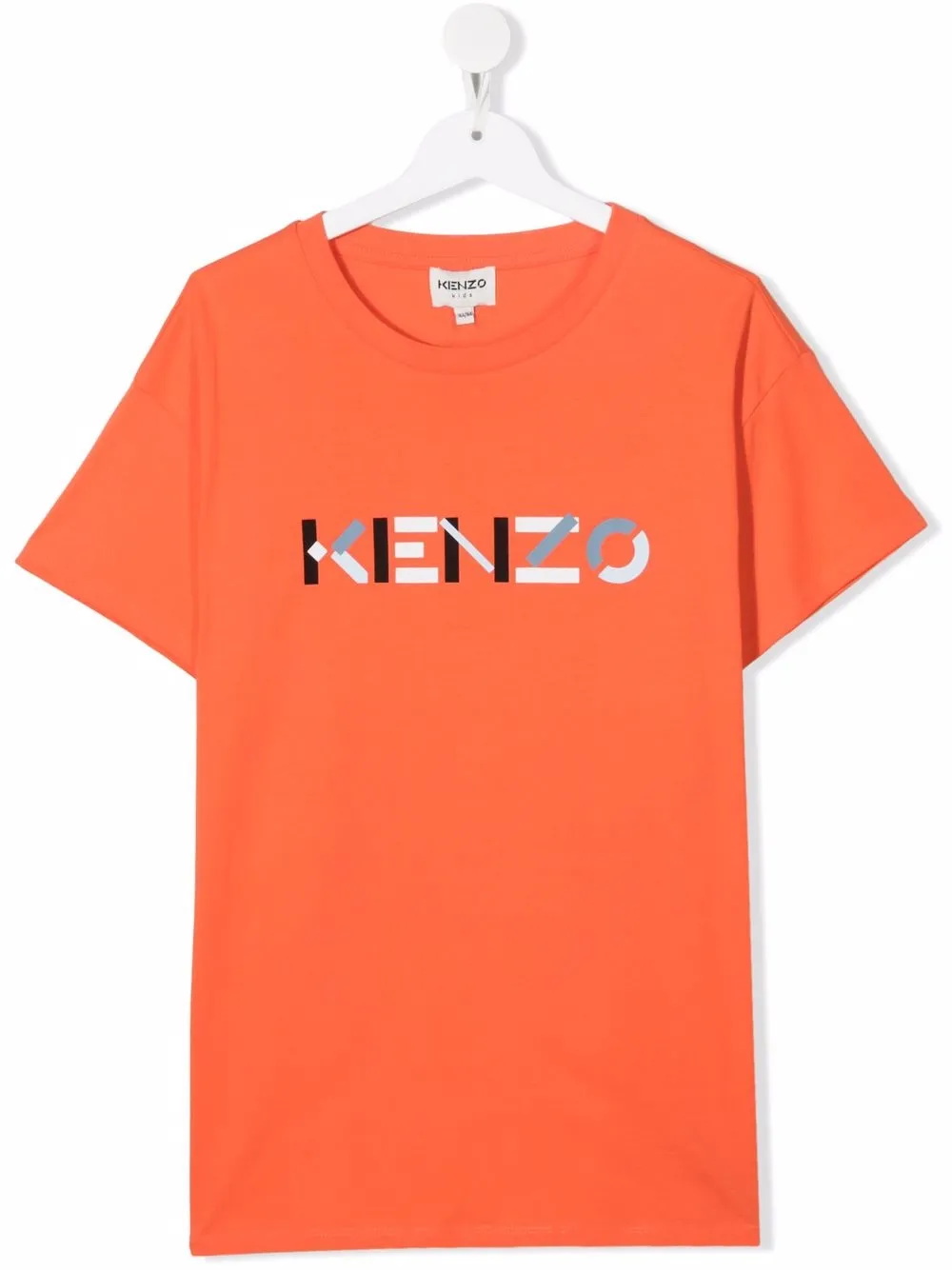 фото Kenzo kids футболка из органического хлопка с логотипом