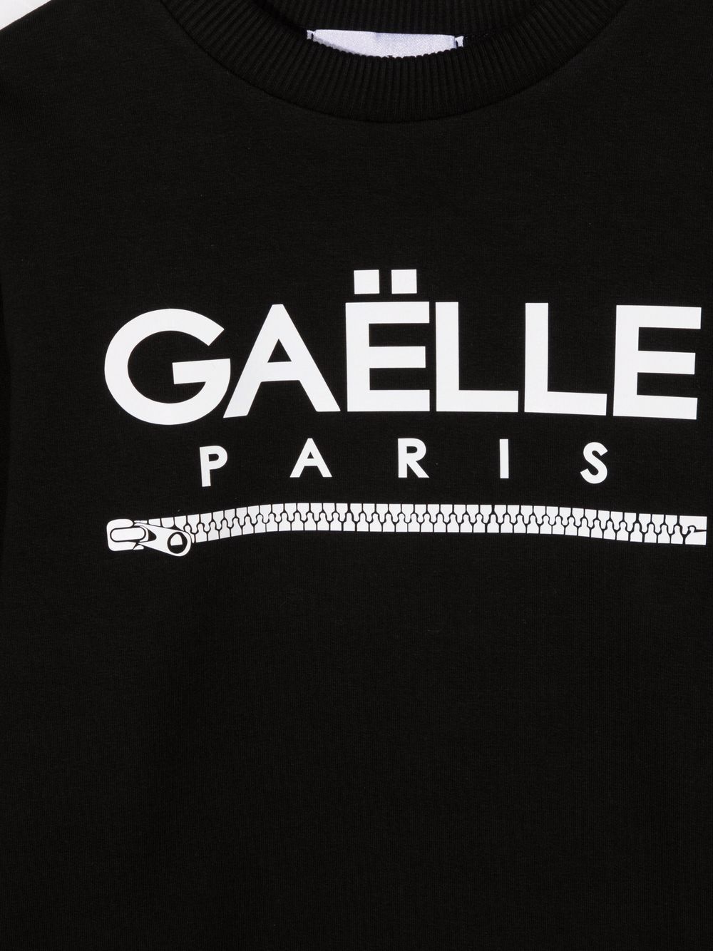 фото Gaelle paris kids logo-print cotton sweatshirt