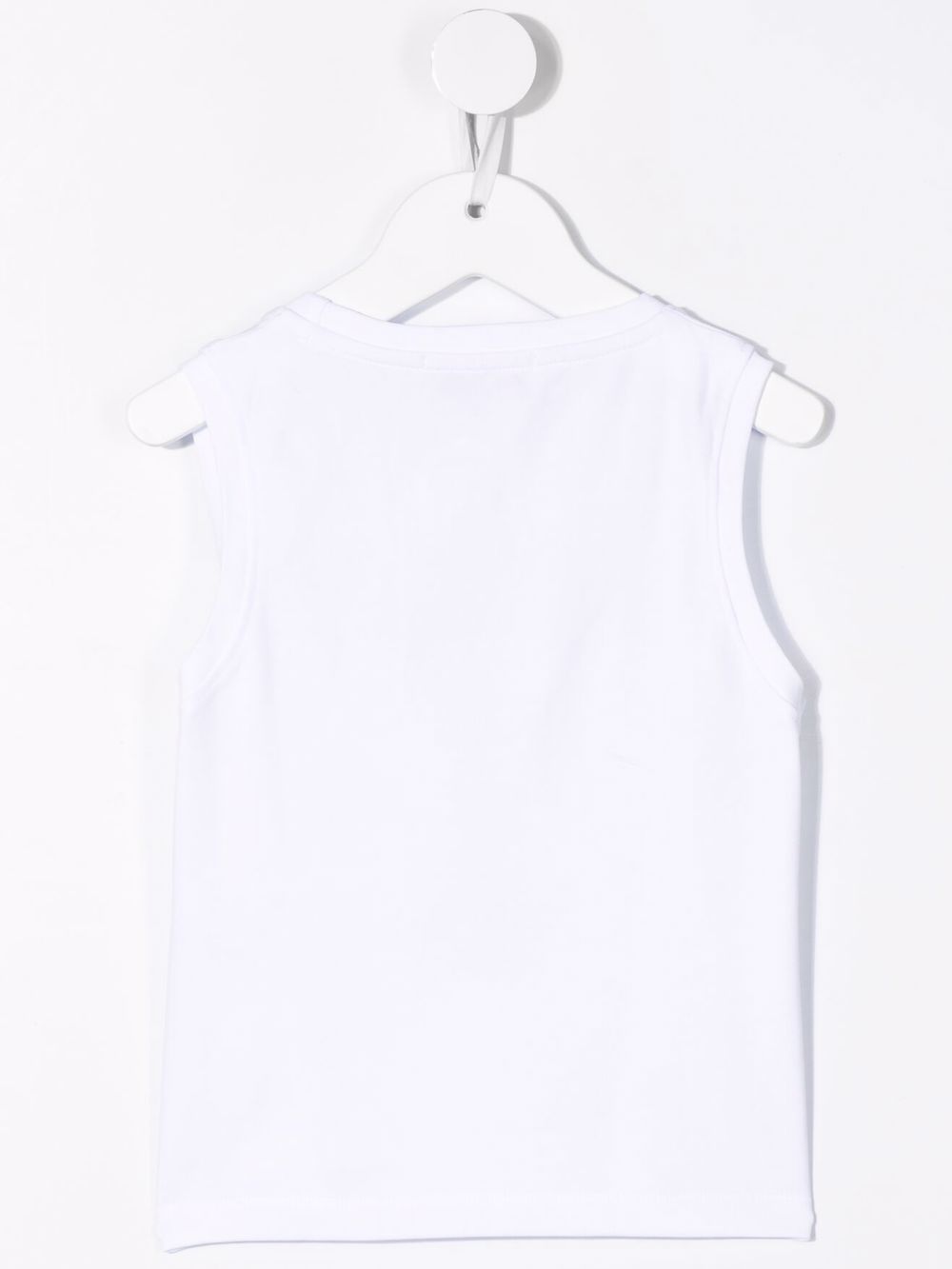 фото Gaelle paris kids logo-print sleeveless t-shirt