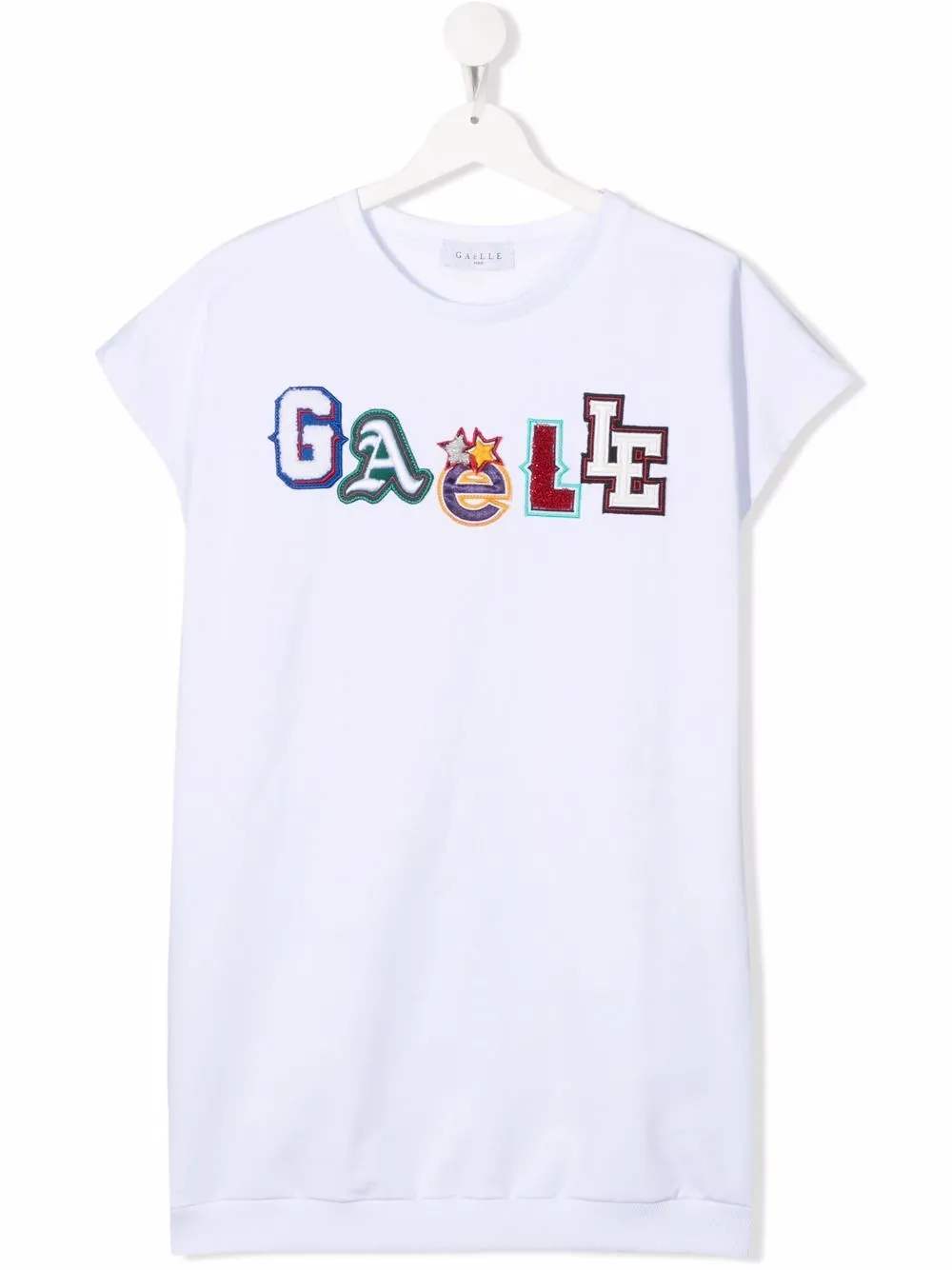 фото Gaelle paris kids футболка с вышитым логотипом
