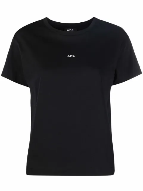 A.P.C. logo-print short-sleeve T-shirt