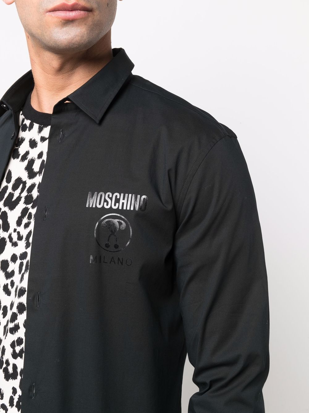 фото Moschino рубашка с логотипом