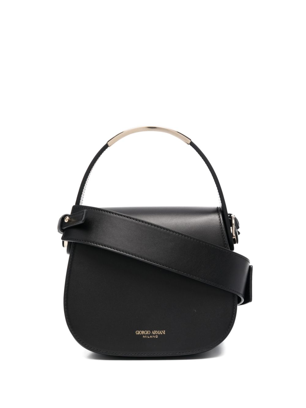 Giorgio Armani black logo-detail tote bag for women | Y1A246YQR0A at ...