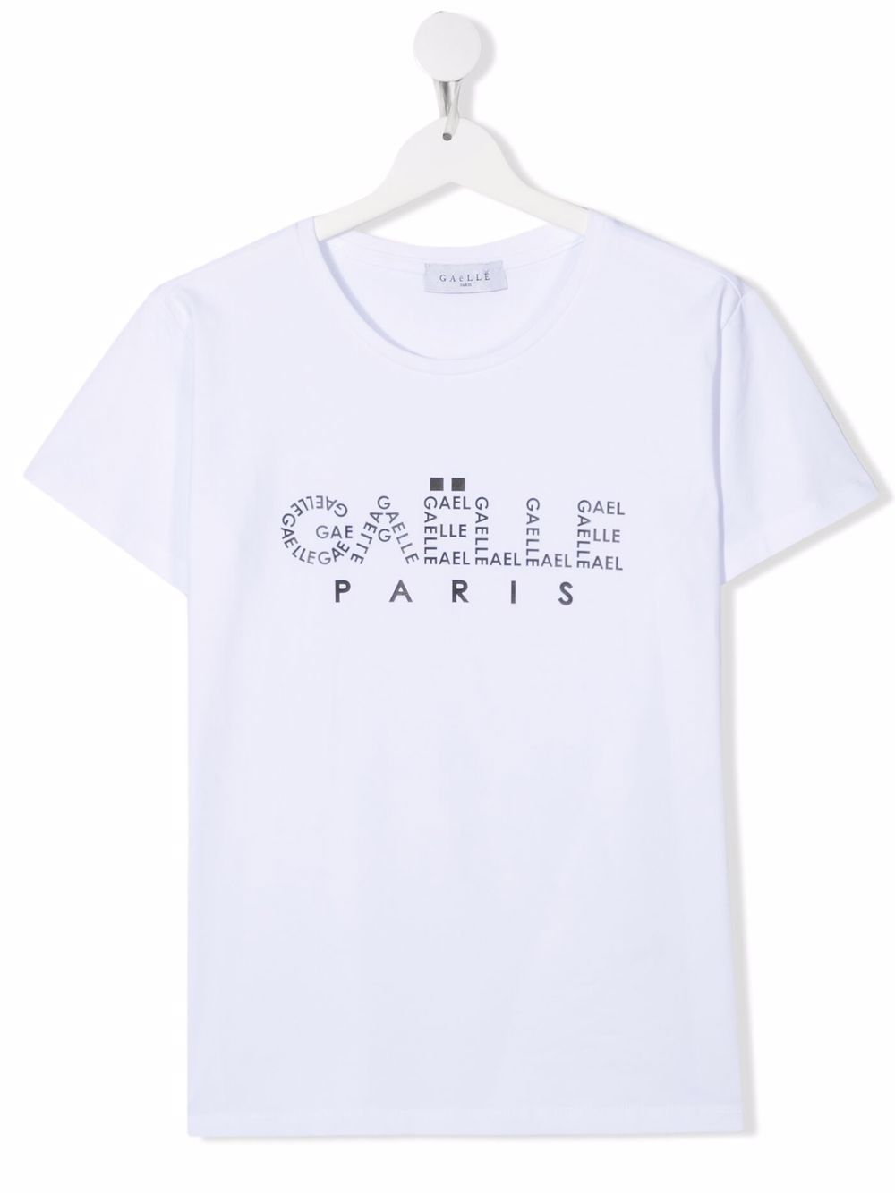 фото Gaelle paris kids teen logo-print cotton t-shirt