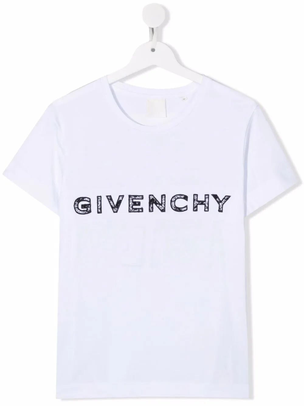 фото Givenchy kids футболка с вышитым логотипом