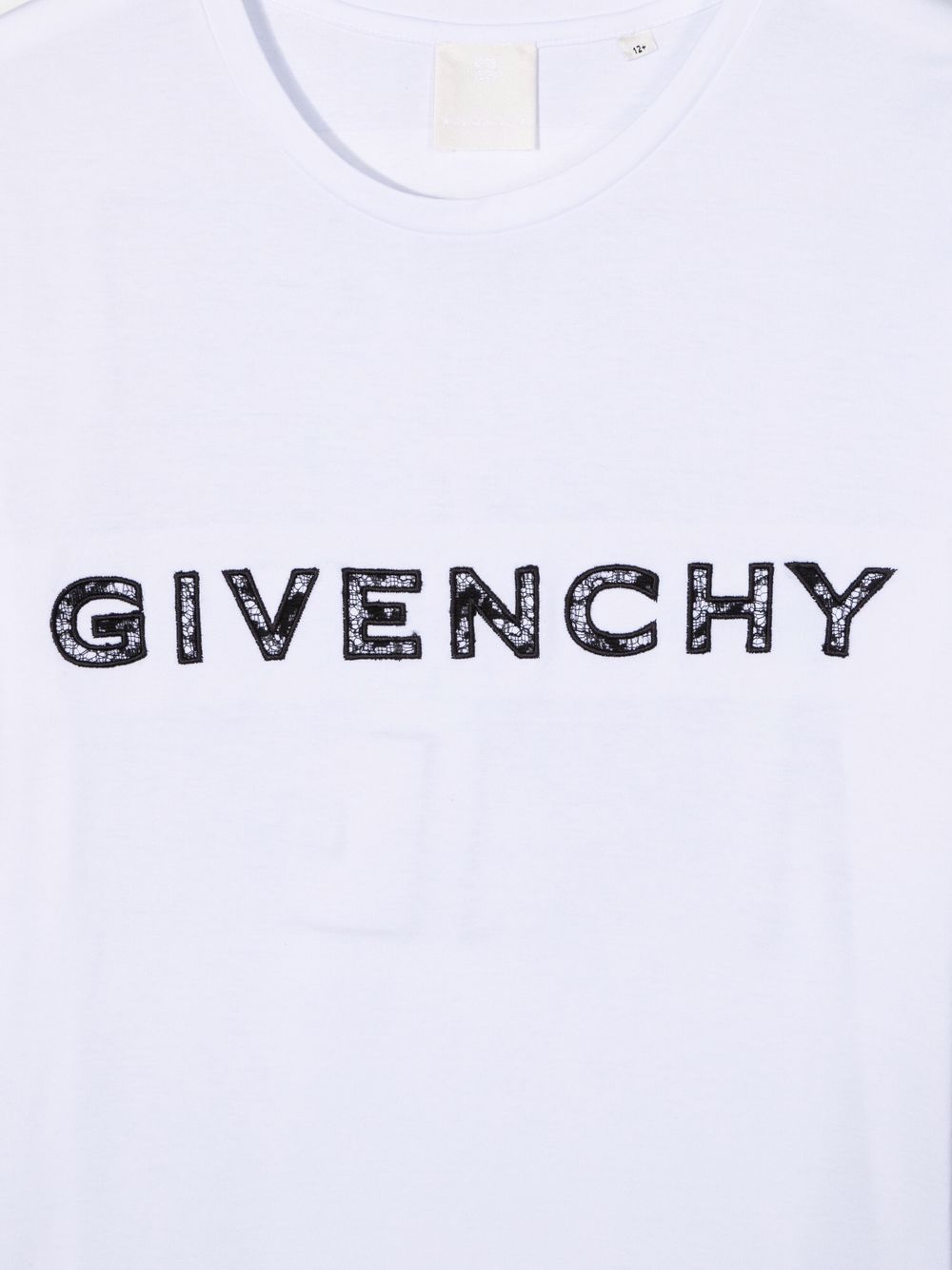 фото Givenchy kids футболка с вышитым логотипом
