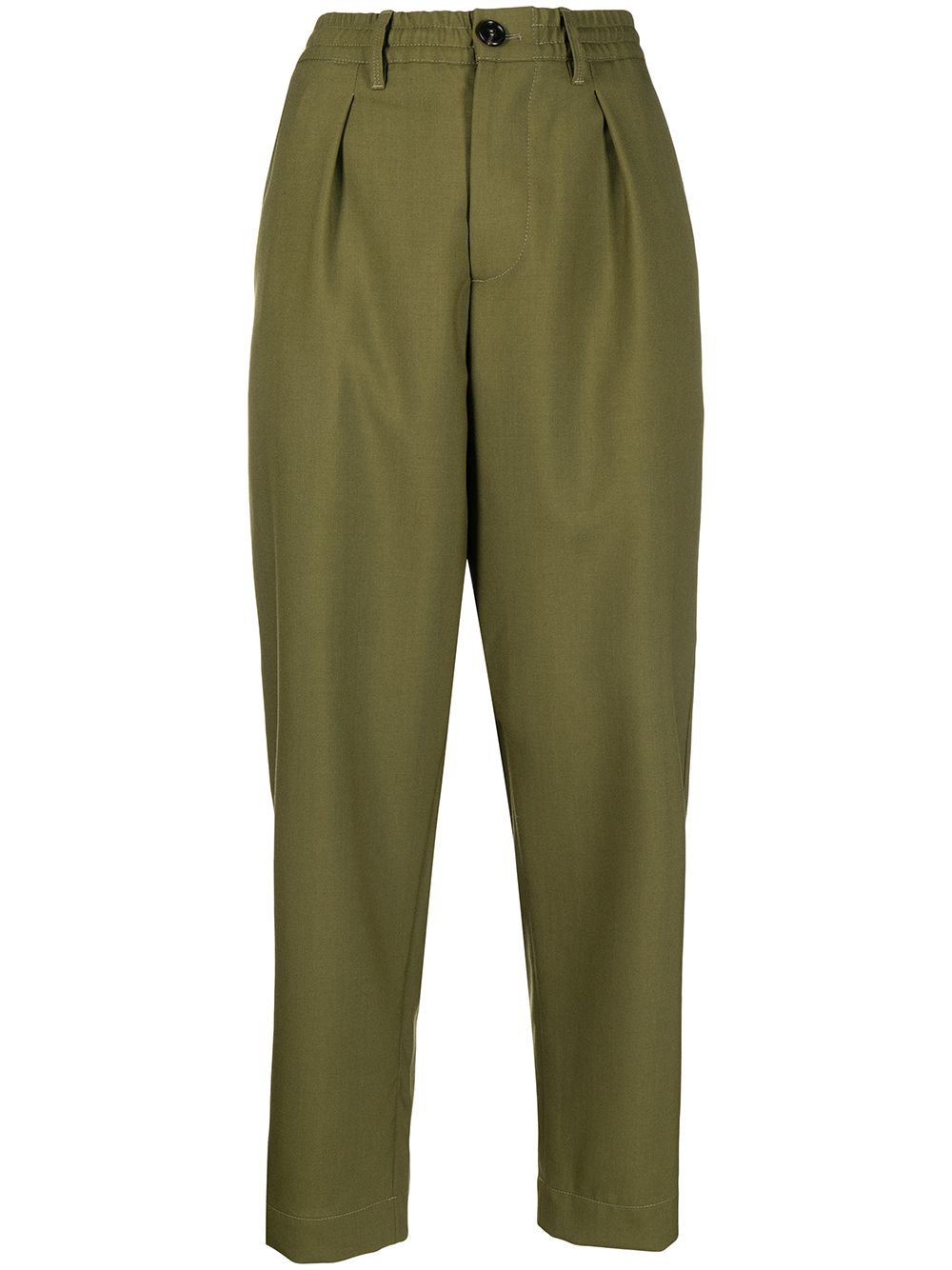 

Marni pantalones capri rectos - Verde