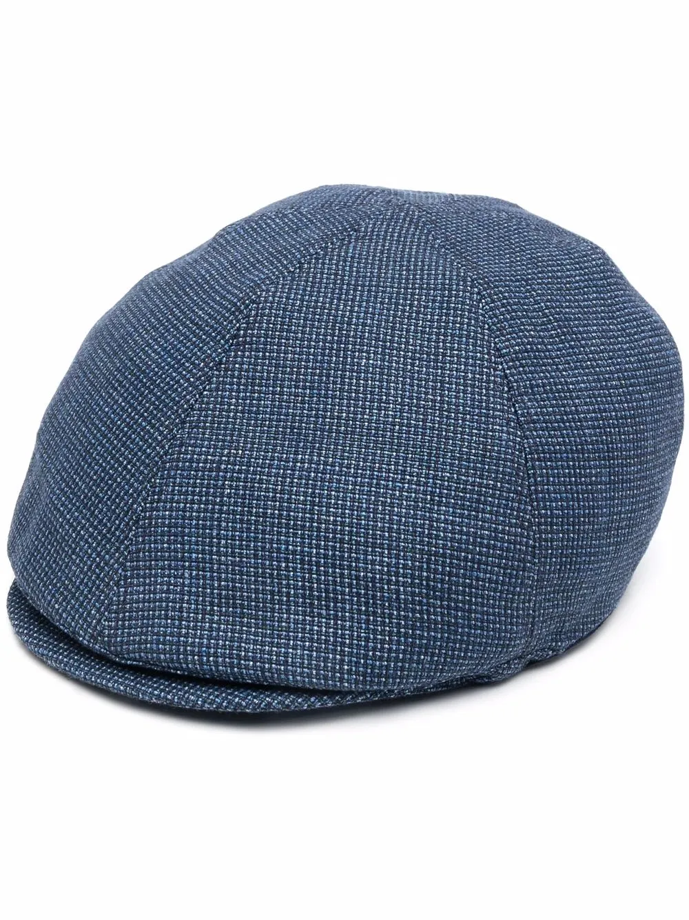 

Corneliani gorra baker boy de tweed - Azul