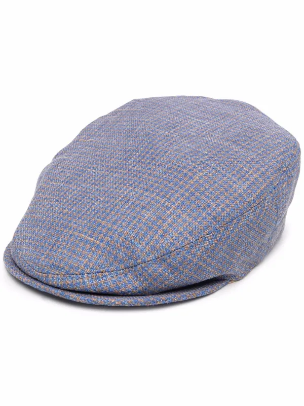 Corneliani Check Baker Boy Cap - Farfetch