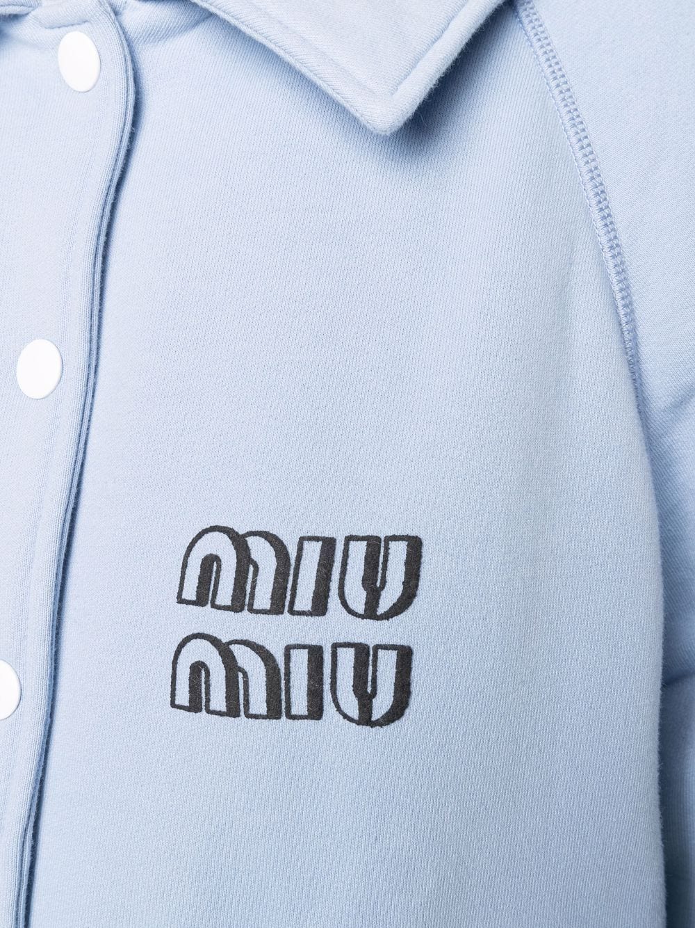 Miu Miu logo-print Bomber Jacket - Farfetch
