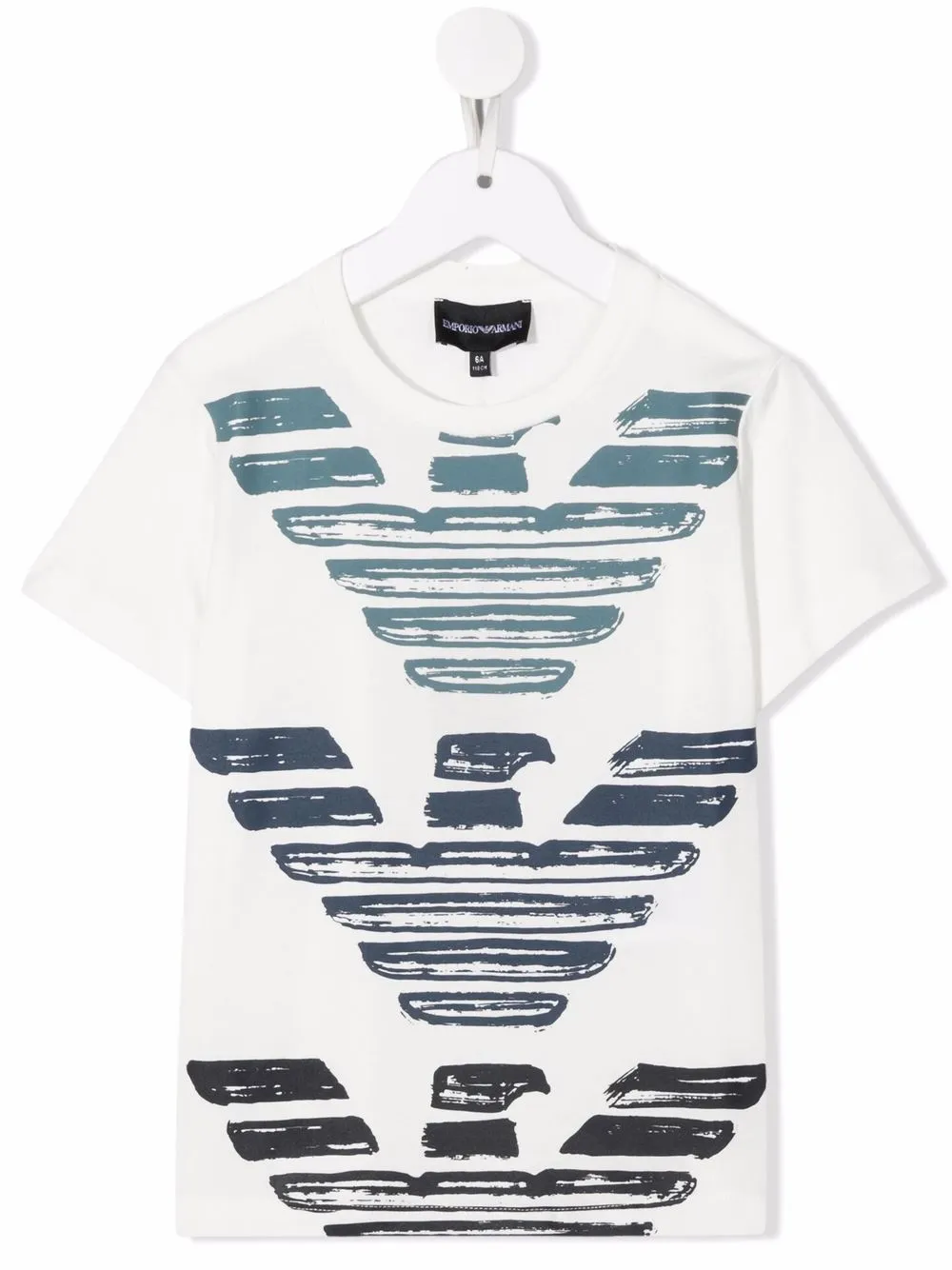 

Emporio Armani Kids logo-print short-sleeve T-shirt - White