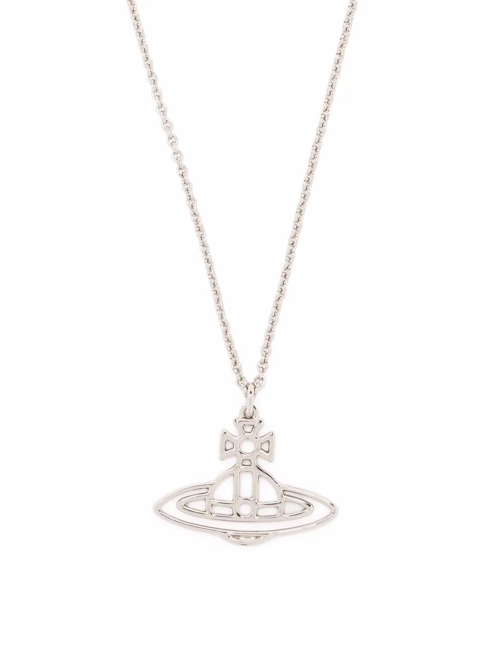 

Vivienne Westwood thin lines orb necklace - Silver