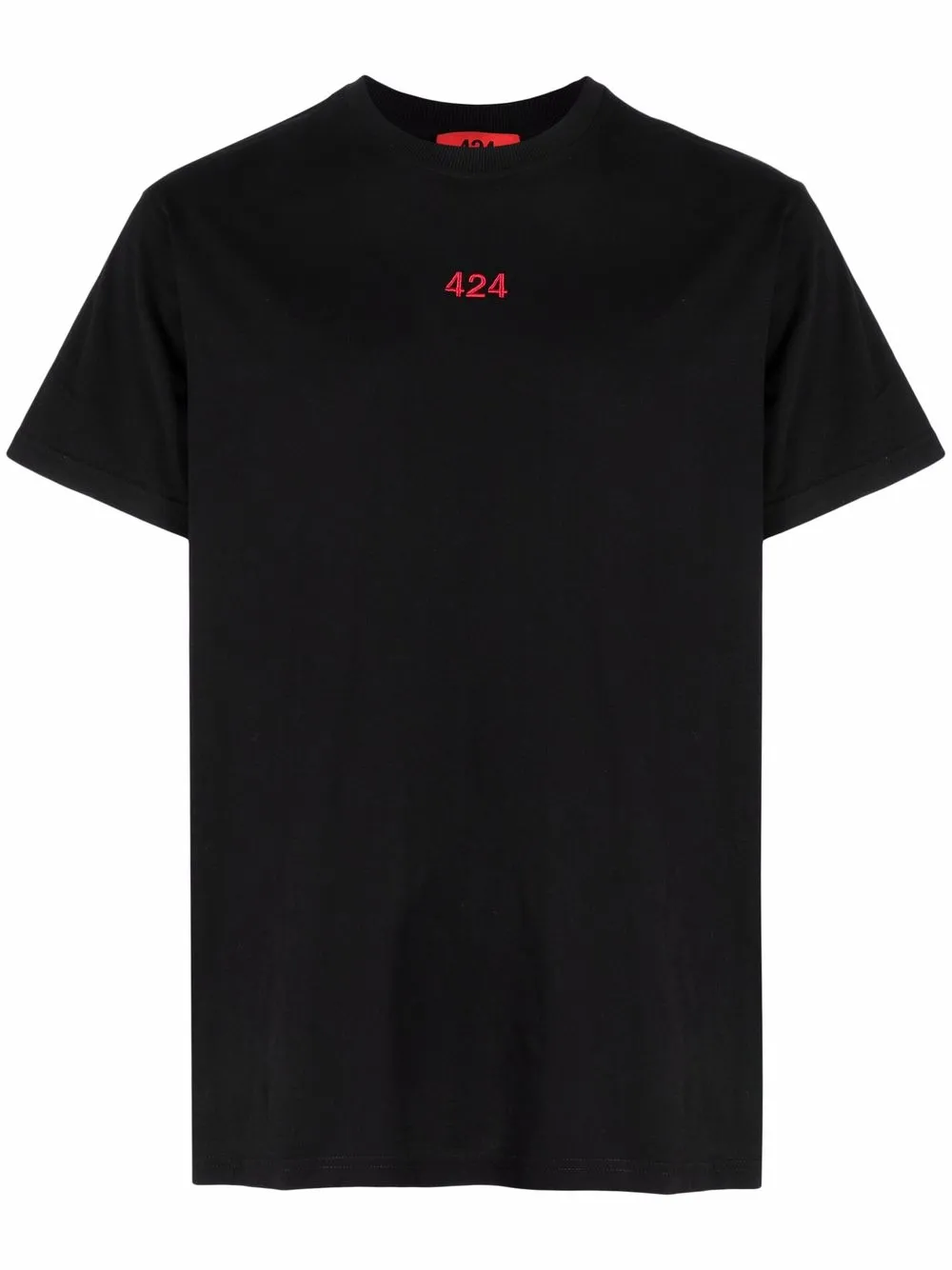 

424 playera con logo bordado - Negro