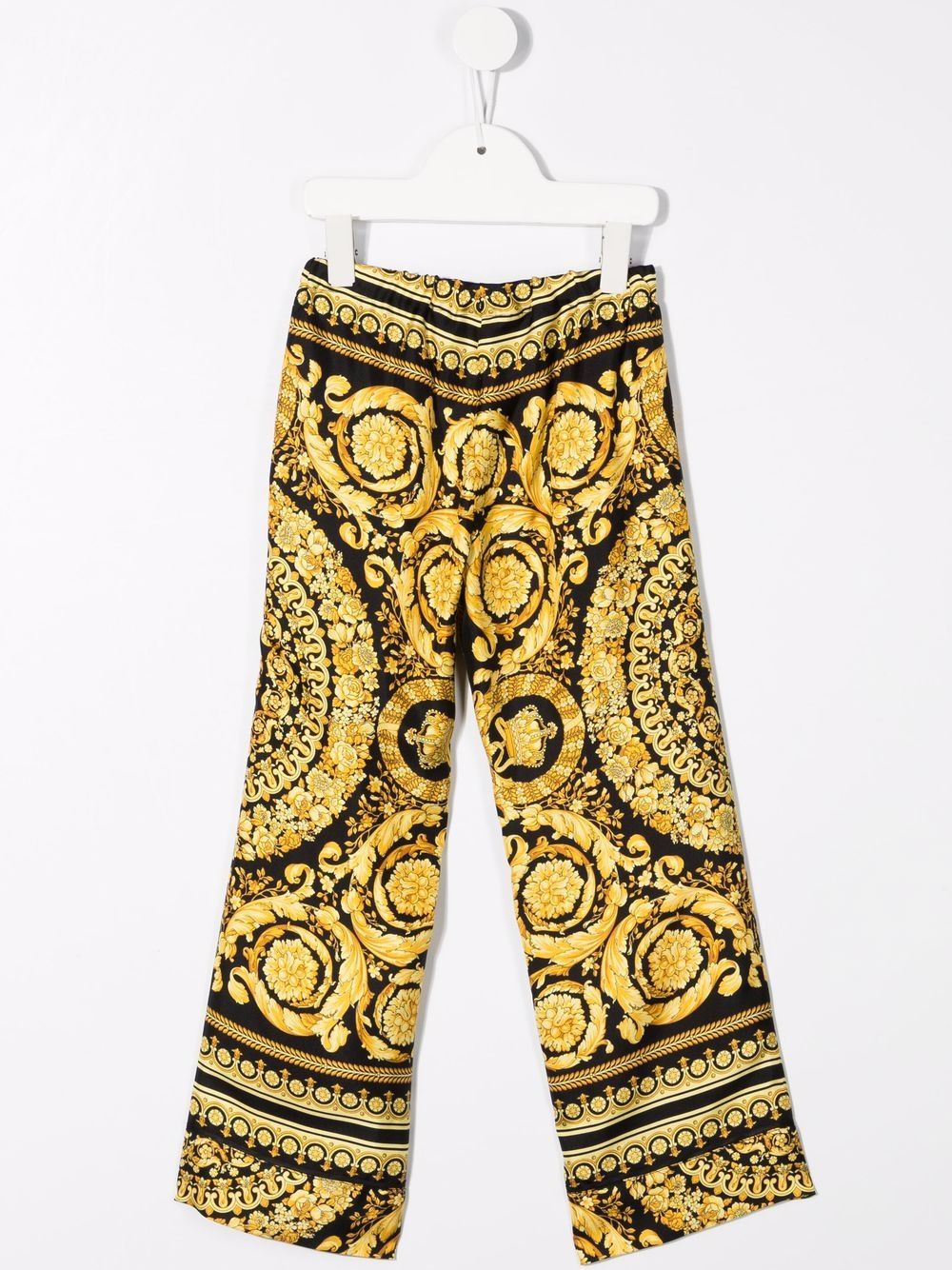 Versace Kids Broek met print - Geel