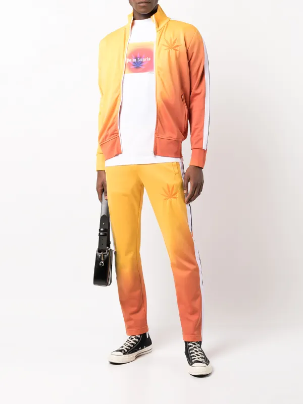Palm Angels degradé-effect Track Jacket | Orange | FARFETCH