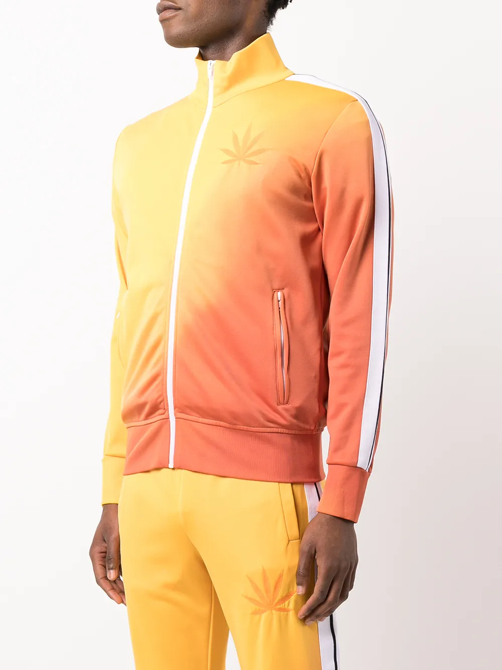  Palm Angels Sportjacke Mit Farbverlauf Effekt   Orange 