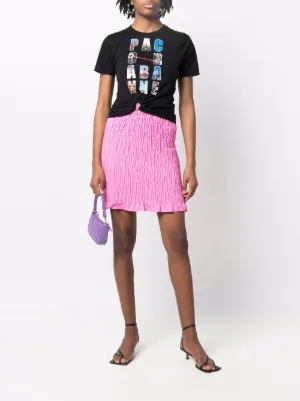 MSGM】 【DRIPPING SILVER デニムロングスカート【Japan