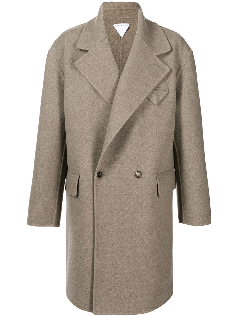 фото Bottega veneta двубортное кашемировое пальто