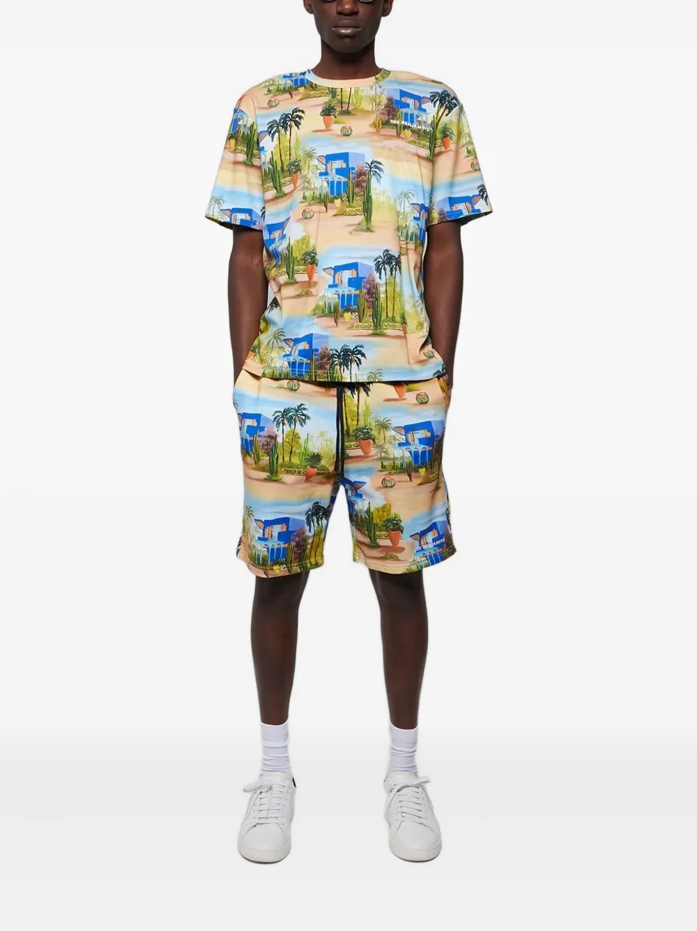 Les Benjamins printed shorts | Track & Running Shorts | Image 2