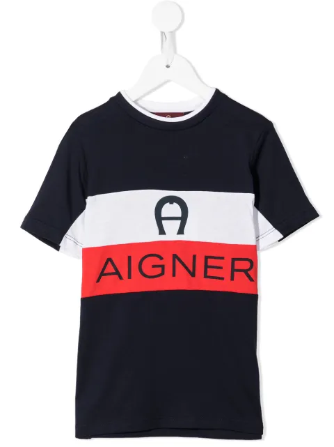 Aigner Kids logo-print T-shirt