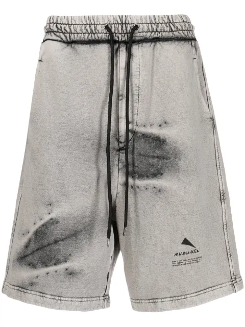 Mauna Kea stonewashed logo-print shorts