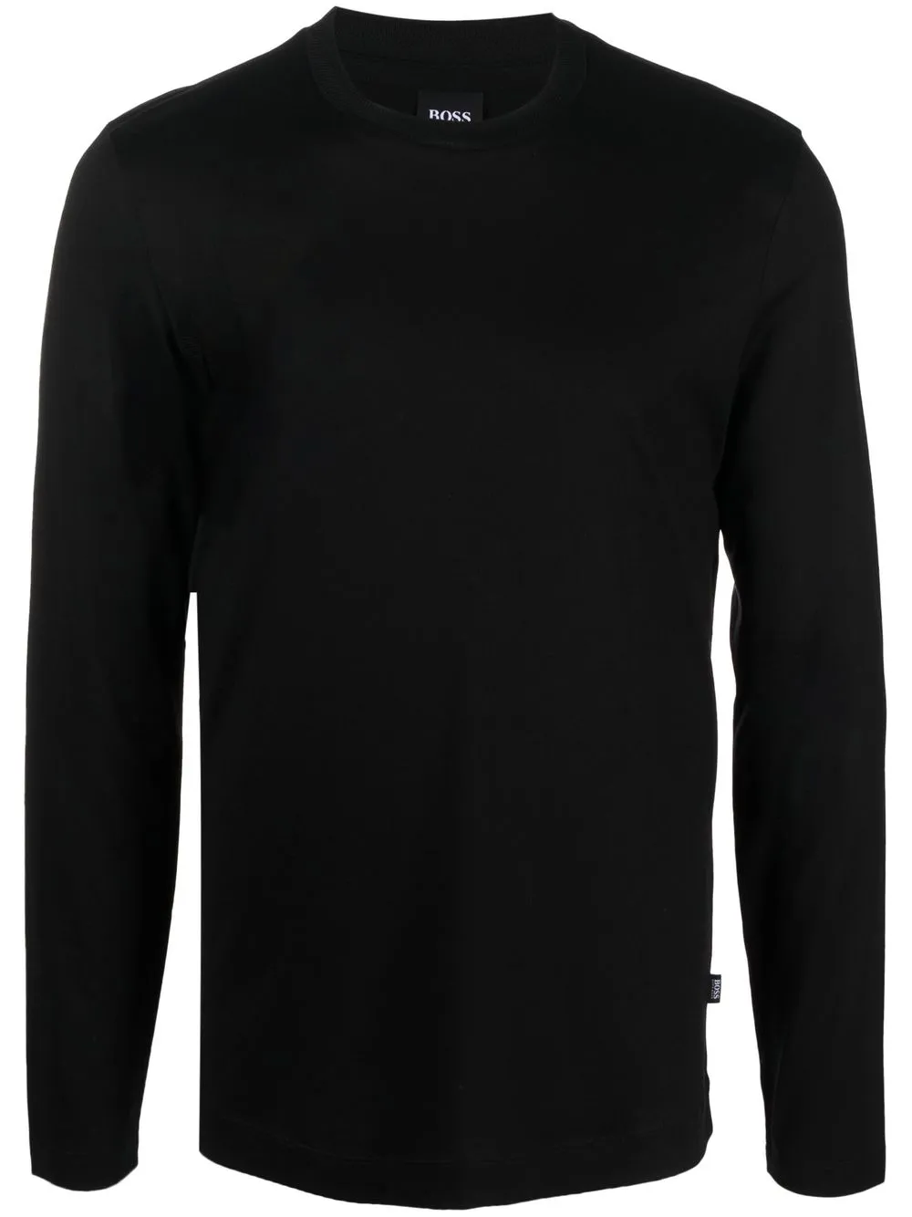 

BOSS playera slim Tenison - Negro