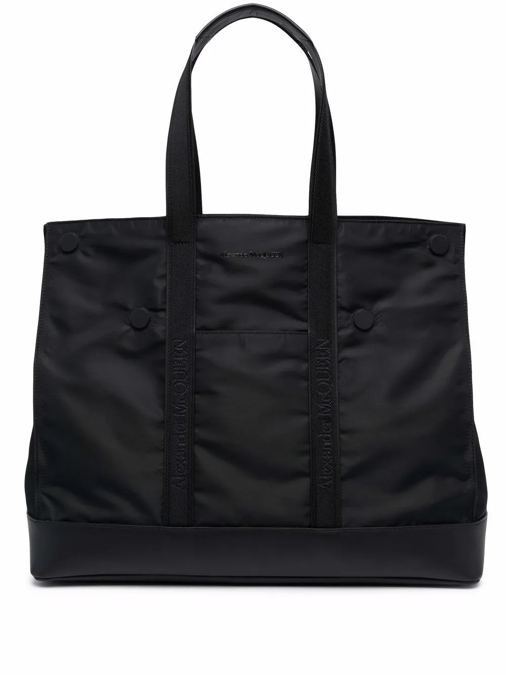 Alexander Mc Queen logo-embroidered tote