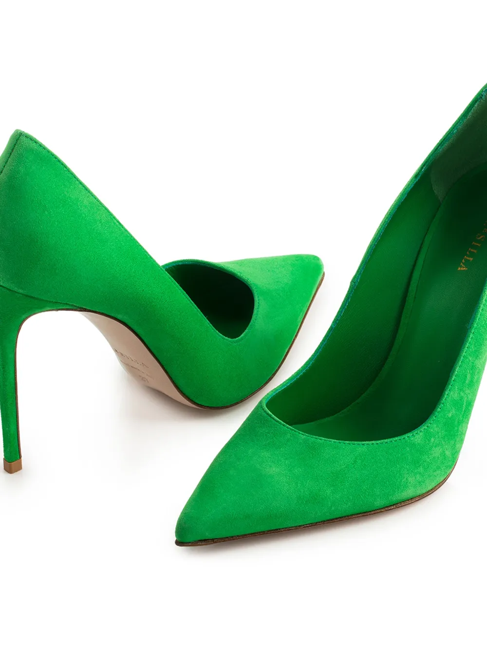 Le Silla 100mm Eva pumps Green