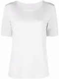 Le Tricot Perugia scoop neck T-shirt - Grey