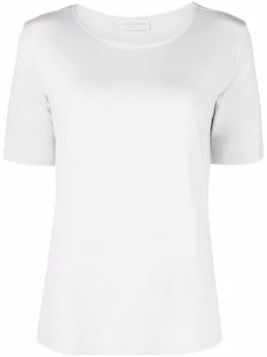 LE TRICOT PERUGIA 売れ筋商品|||ル トリコット ペルージャ Tシャツ トップス レディース T-shirts Grey Le Tricot Perugia T-shirts & Jerseys for Women | Shop Now on