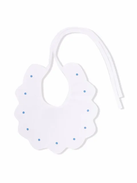 Little Bear Babador com acabamento ondulado