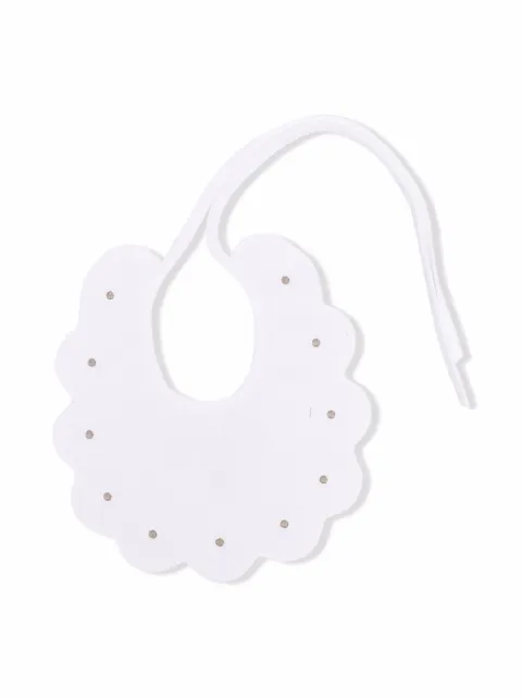 Little Bear Babador com acabamento ondulado