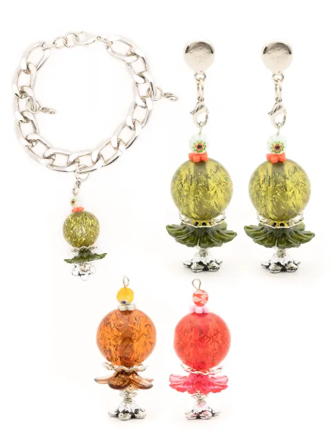 Amir Slama interchangeable bracelet and earrings