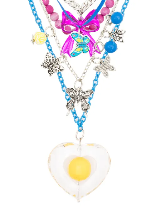 Collier en chaînes à breloques - Amir Slama - Modalova