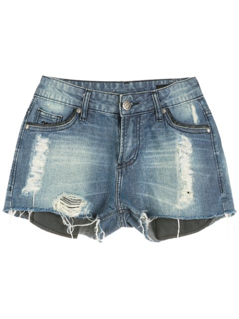 Amir Slama denim cut-off shorts