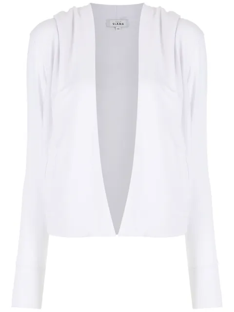 Amir Slama hooded open-front cardigan