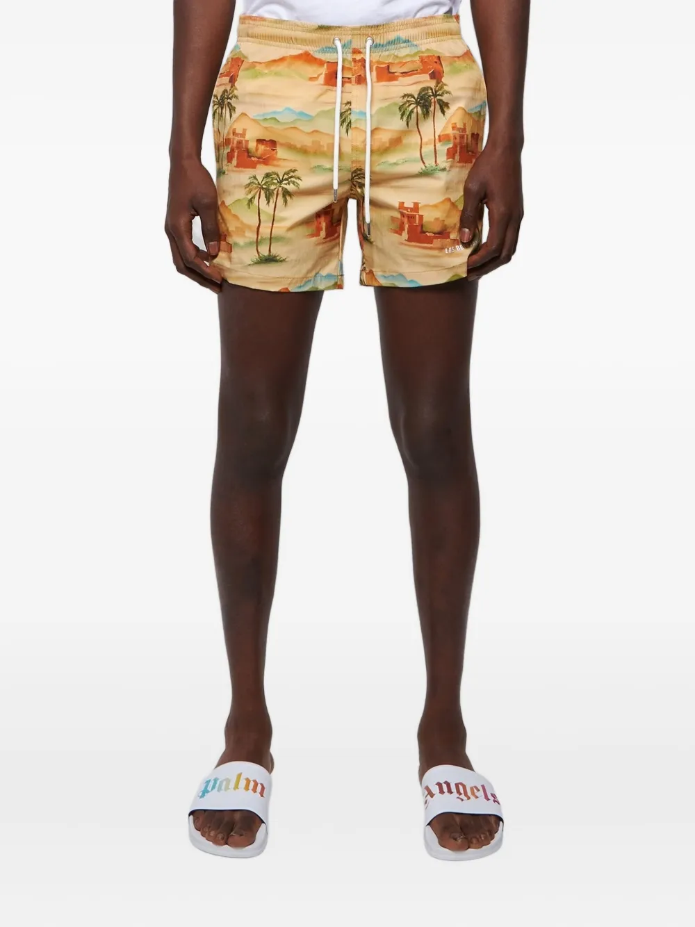 Les Benjamins shorts de playa con cordones en la pretina | Shorts de playa | Image 2