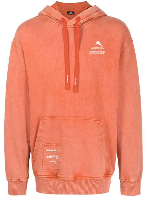 Mauna Kea chest logo-print hoodie