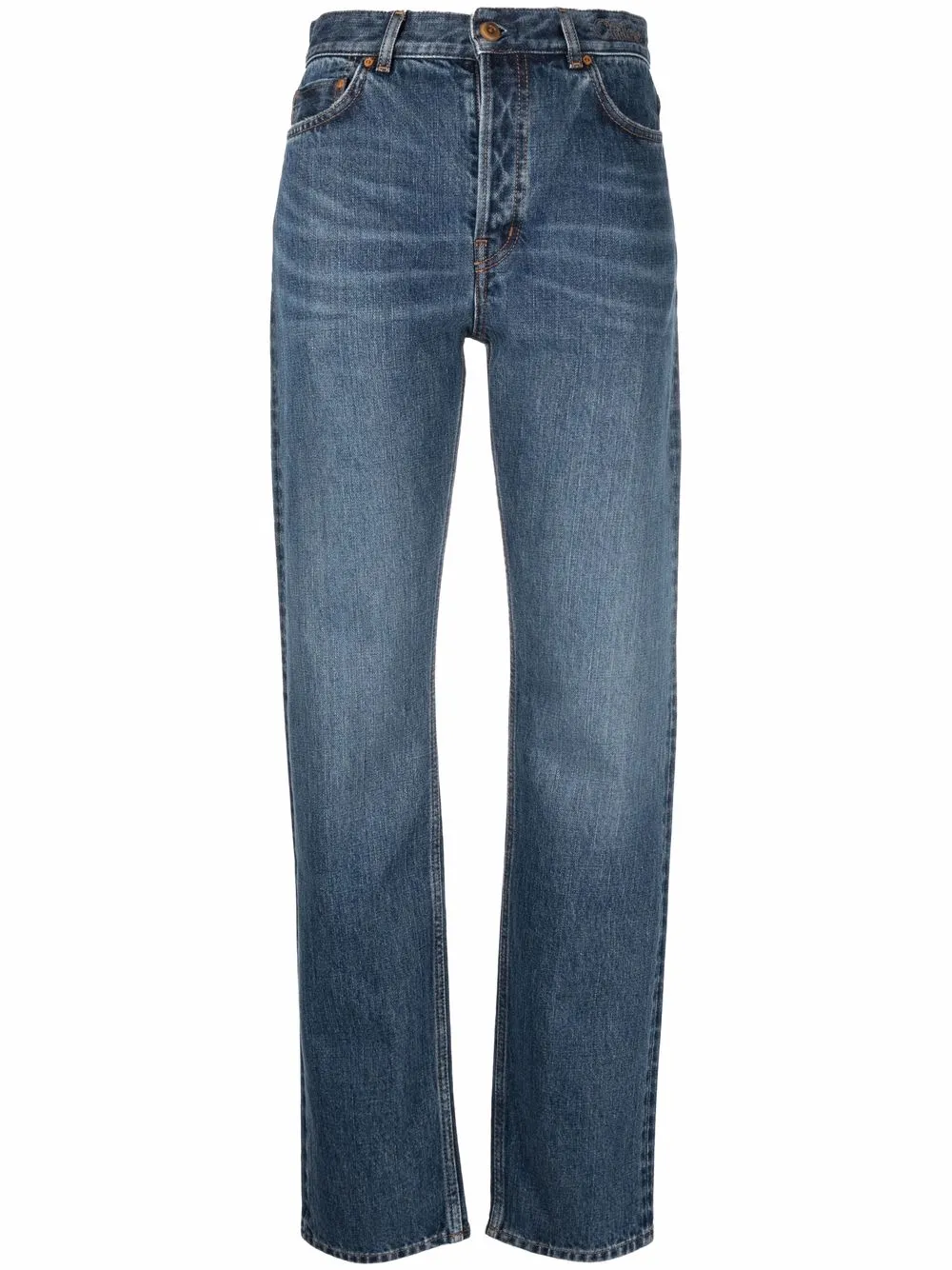 

Chloé high-rise straight-leg jeans - Blue