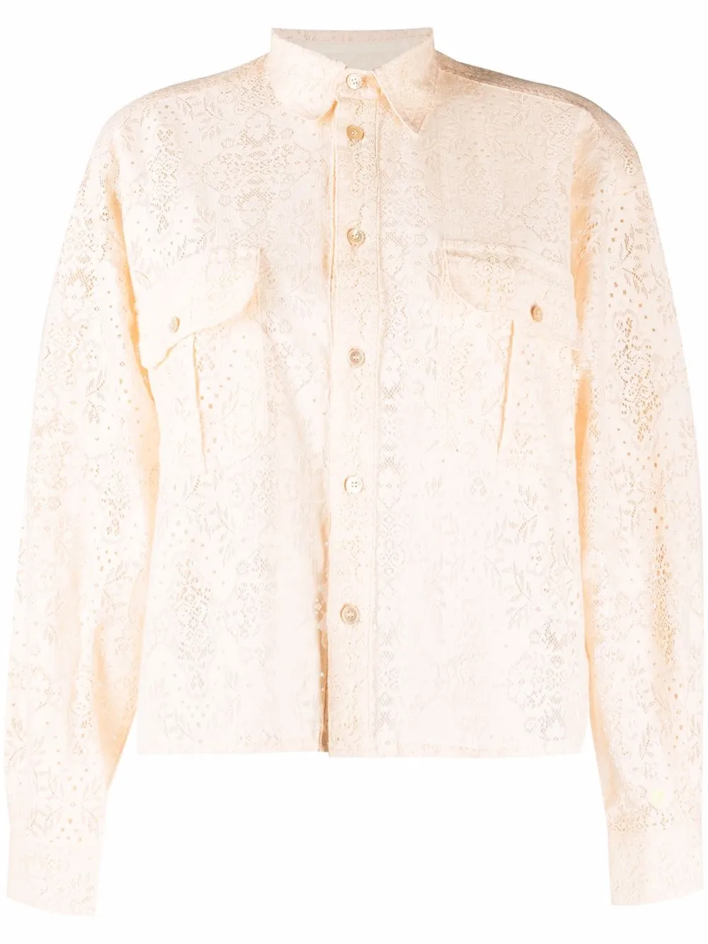 

Forte Forte lace long-sleeve shirt - Neutrals