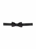 Emporio Armani Kids silk bow tie - Black