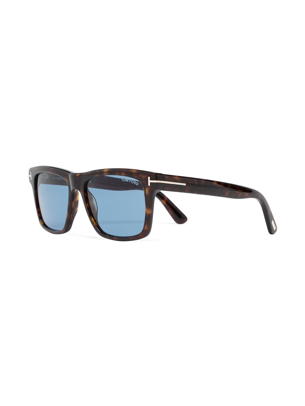 TOM FORD Eyewear Zonnebril met wayfarer montuur - Bruin