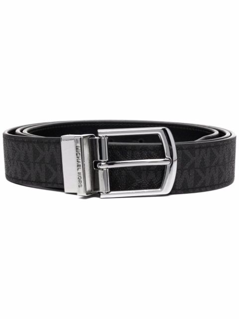 Michael Kors - logo-buckle leather belt