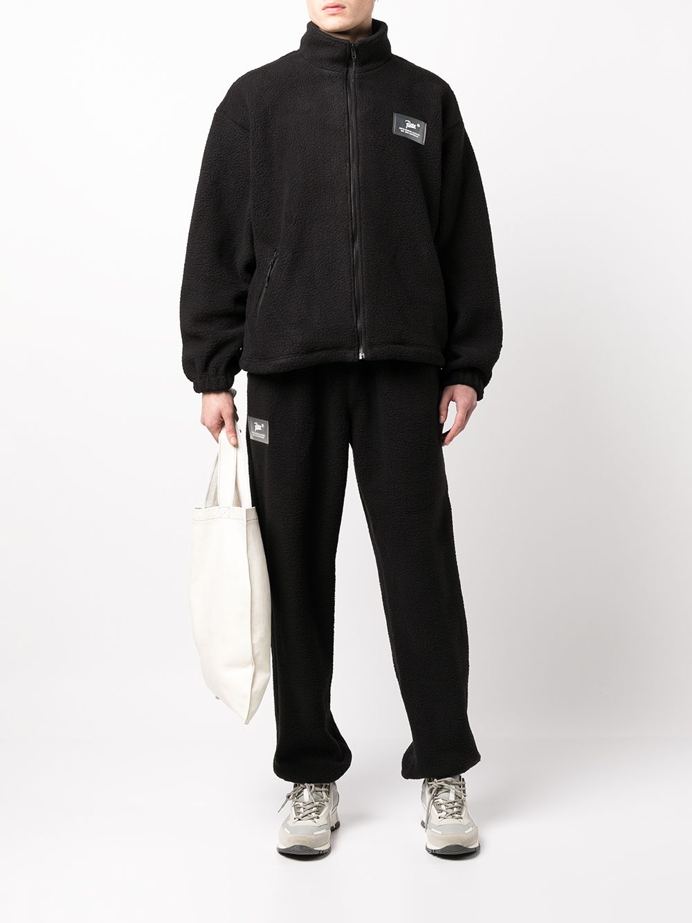 фото Patta shearling fleece zipped jacket