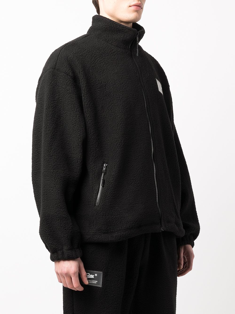 фото Patta shearling fleece zipped jacket