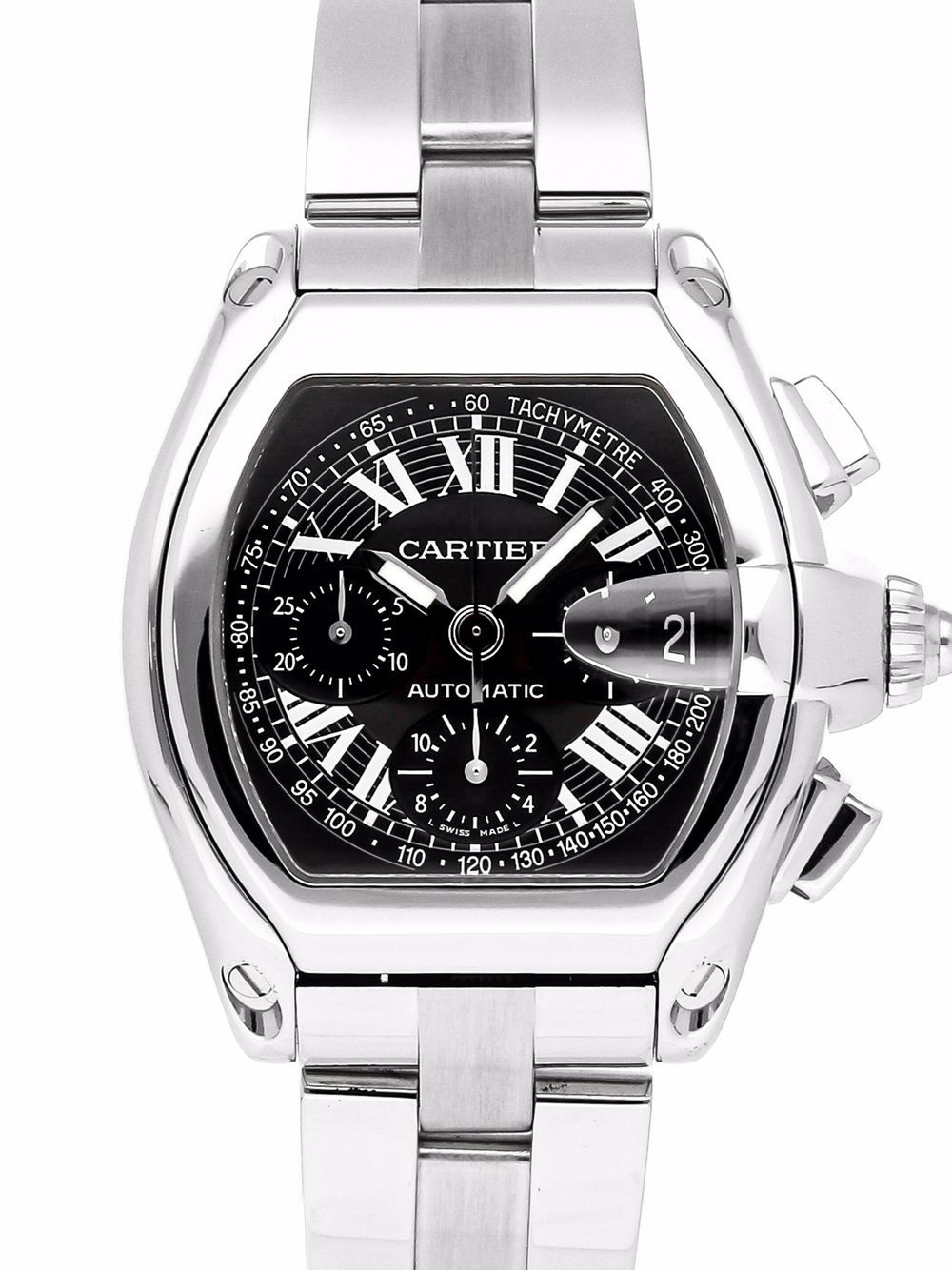 фото Cartier наручные часы roadster chronograph pre-owned 43 мм