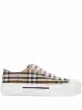 Burberry Vintage check cotton sneakers - Neutrals